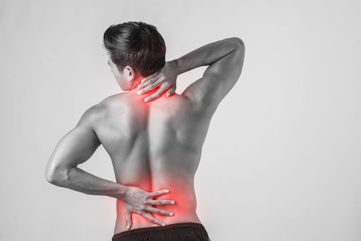 Back pain due to muscle pain