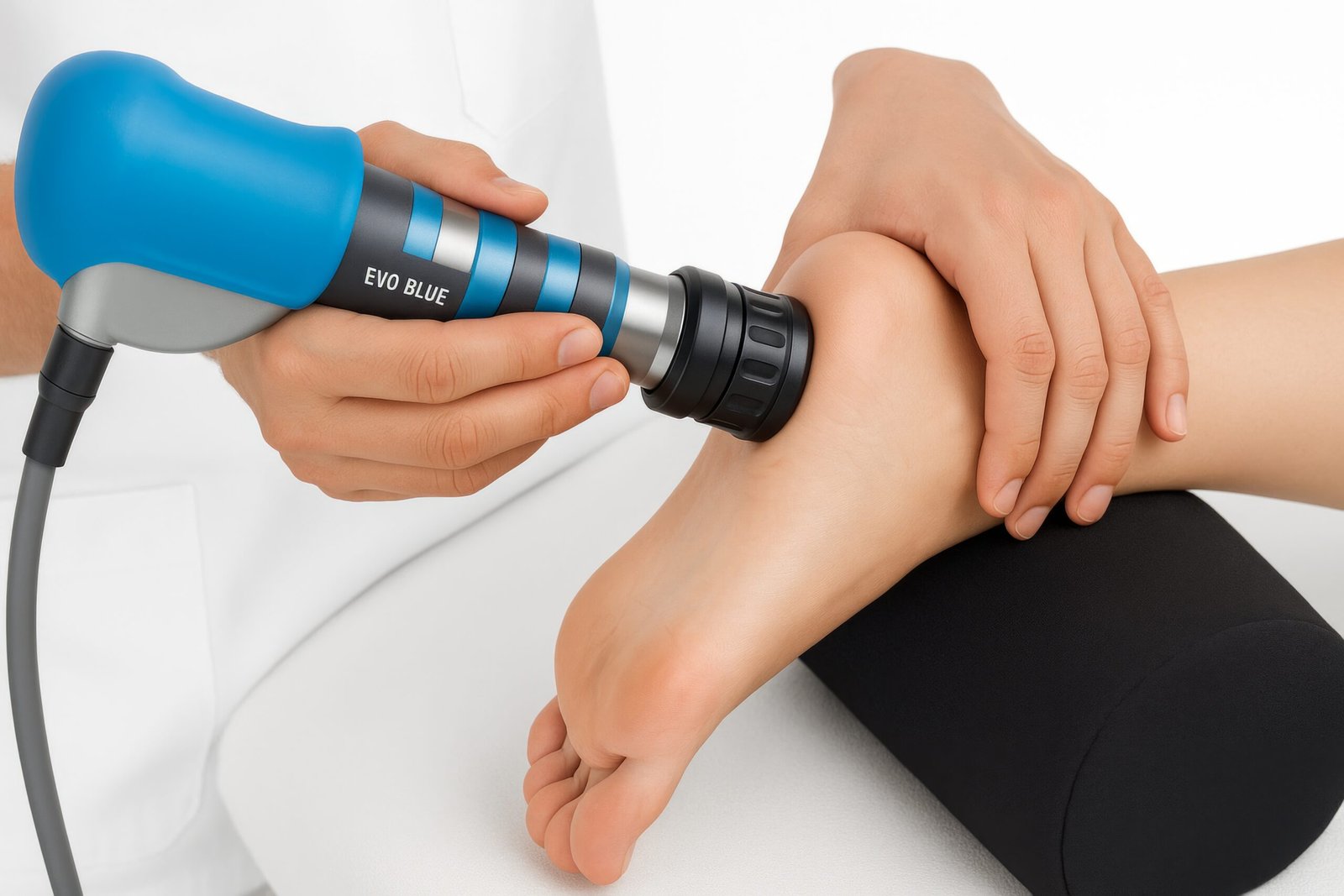 Extracorporeal shockwave therapy ESWT on foot