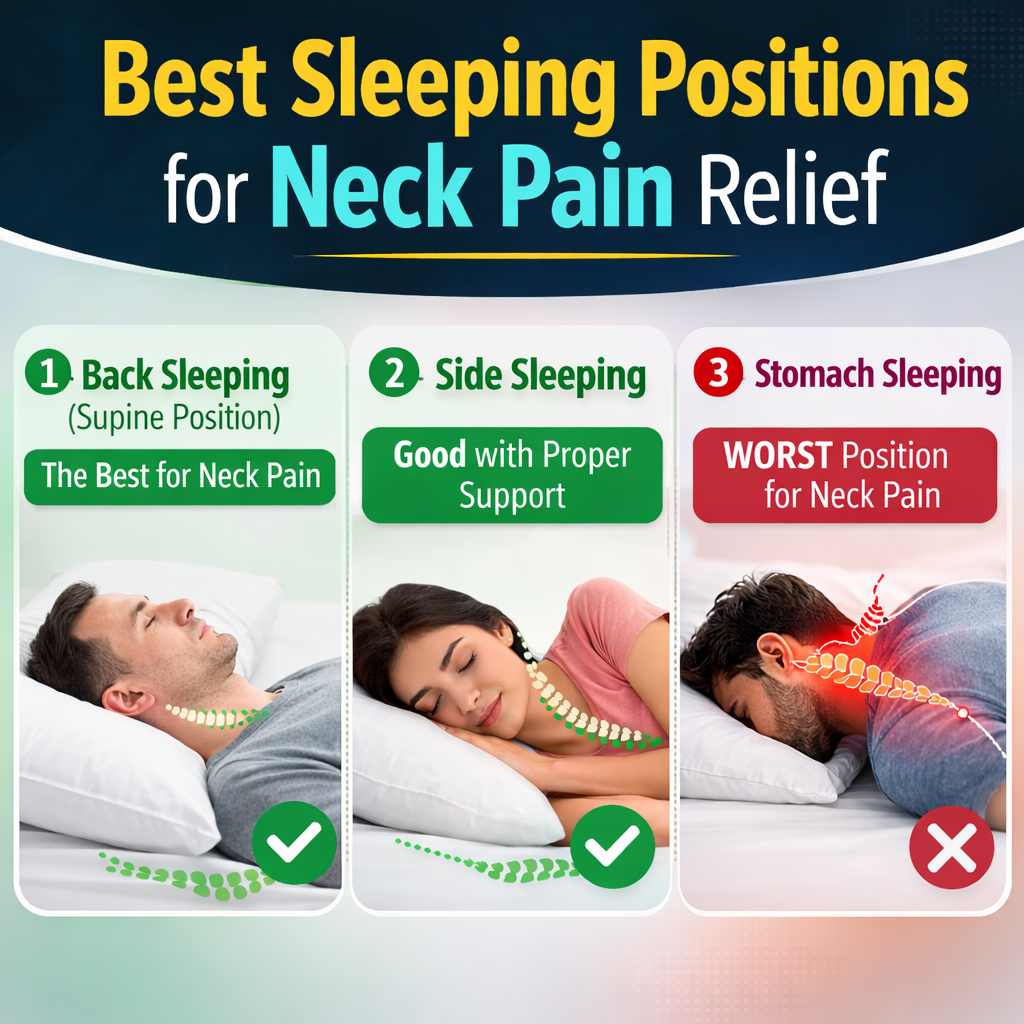 Best Sleeping Positions for Neck Pain Relief