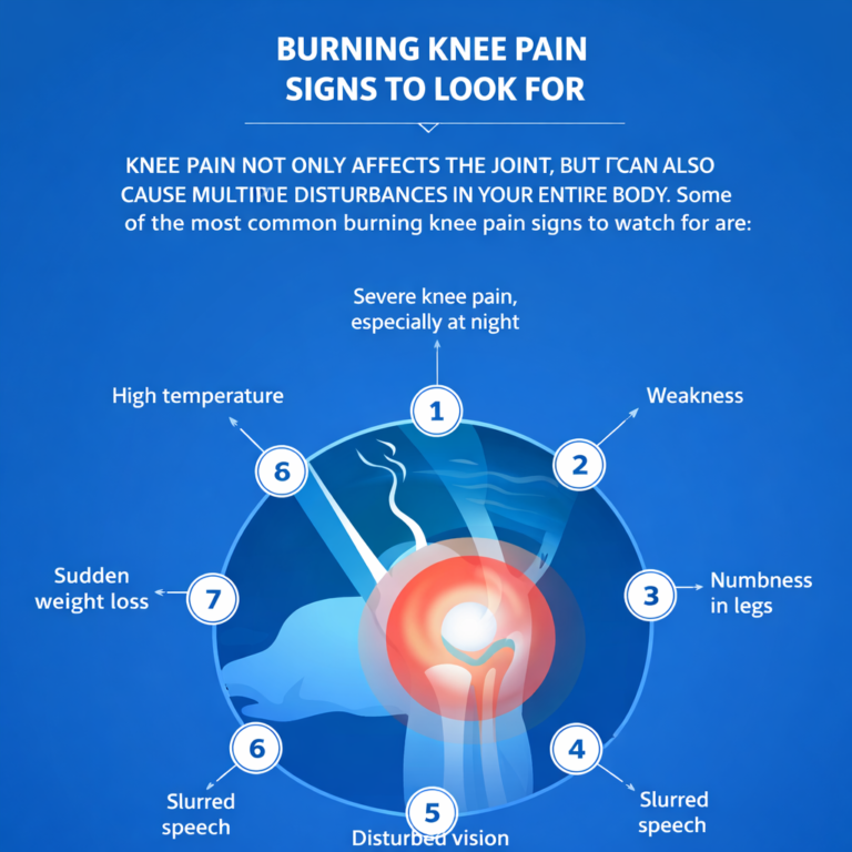Burning Knee Pain Sings