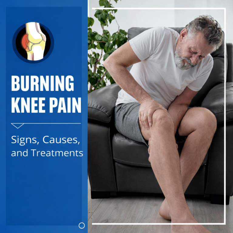 Burning Knee Pain Symptoms, Causes & Treatment