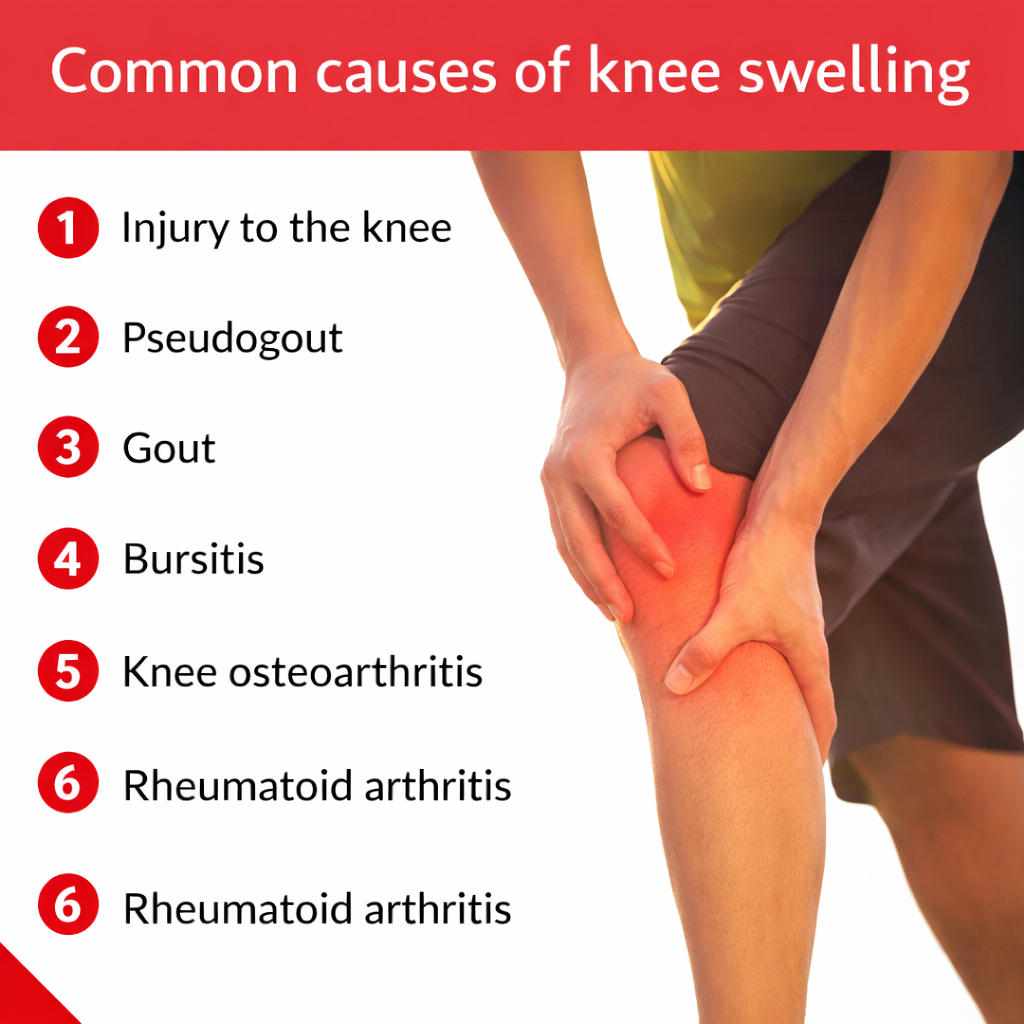 Knee Swelling: Causes & Treatment Guide | Alleviate Pain Clinic