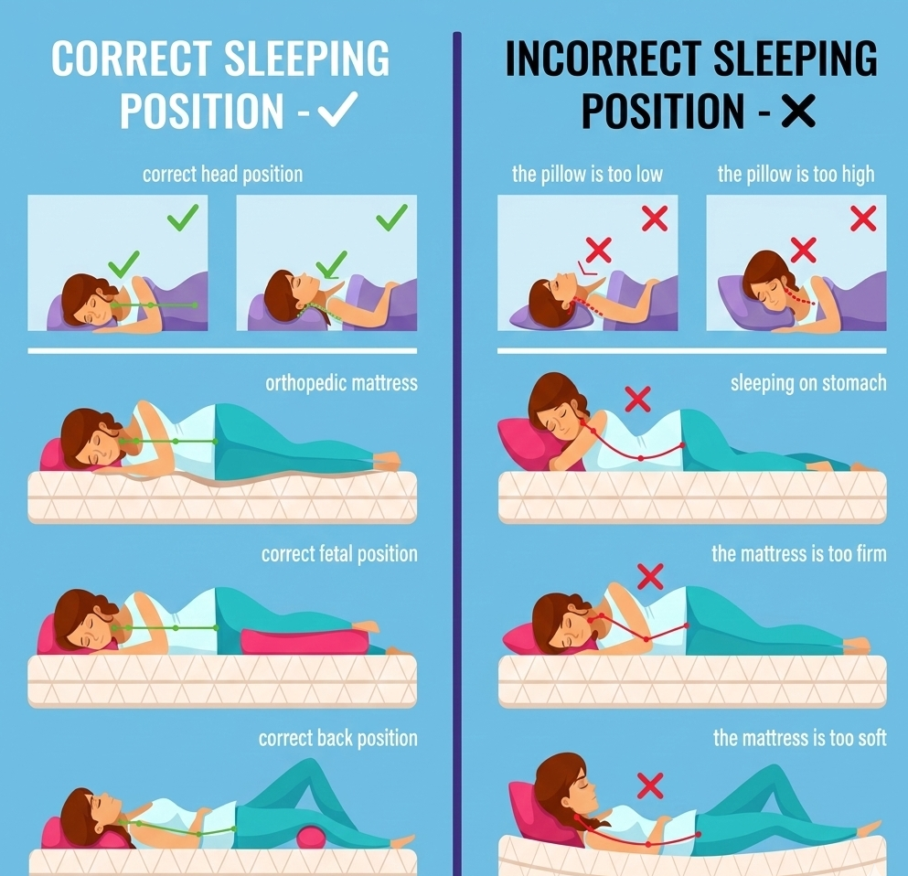 Sleeping Position Matter for Back Pain
