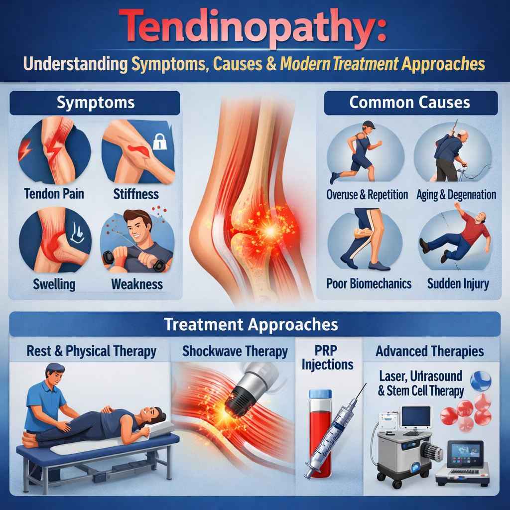 Tendinopathy symptoms, causes and treatments